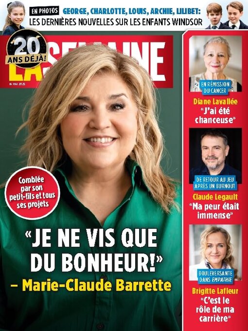 Title details for La Semaine by TVA Publications Inc. - Available